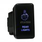 REAR LIGHTS Blue LED Push Switch For Toyota Landcruiser Hilux Prado FJ CRUISE