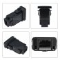 12V ZOMBIE LIGHTS Blue LED Light Push Switch For Toyota 4Runner Tocoma 40mm*20mm