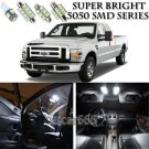 7X Xenon White LED Interior Light Package Kit For Ford F250 Super Duty 1999-2010