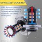 2x H7 30SMD High Power 3030 LED Fog Light Bulbs Car Driving Lamp DRL Pink Purple