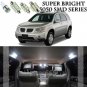 9x Xenon SMD White LED Interior Light Package Kit For 2006-2009 Pontiac Torren