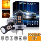 H7 30SMD LED Fog Light Bulb Car Driving Lamp DRL Amber Yellow High Power 3030SMD
