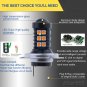 H7 30SMD LED Fog Light Bulb Car Driving Lamp DRL Amber Yellow High Power 3030SMD