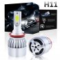 High Bright H11 H9 H8 LED Headlight Fog Light Bulbs Conversion Kit White Light