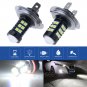 2X H7 30SMD LED Fog Light Bulbs Car Driving Lamp DRL 6000K Bright Xenon White