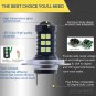 2X H7 30SMD LED Fog Light Bulbs Car Driving Lamp DRL 6000K Bright Xenon White