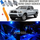 9 x Ultra Blue Interior LED Lights Kit + TOOL For 2005 - 2015 Toyota Tacoma