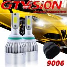 Pair 9006 LED Headlight Kit For Chevrolet Silverado Suburban 1500 2500 Low Beam