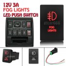 12V Red LED Push Switch For Toyota Sequoia 4Runner Tacoma 100 series FOG LIGHTS
