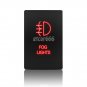 12V Red LED Push Switch For Toyota Sequoia 4Runner Tacoma 100 series FOG LIGHTS
