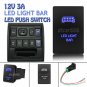 Car Blue LED Push Switch LED Light Bar for Toyota Highlander Sequoia RAV4 Tundra