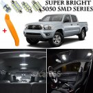 9 x Xenon White Interior LED Lights Kit + TOOL For 2005 - 2015 Toyota Tacoma