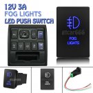 12V Blue LED Push Switch For Toyota Sequoia 4Runner Tacoma 100 series FOG LIGHTS