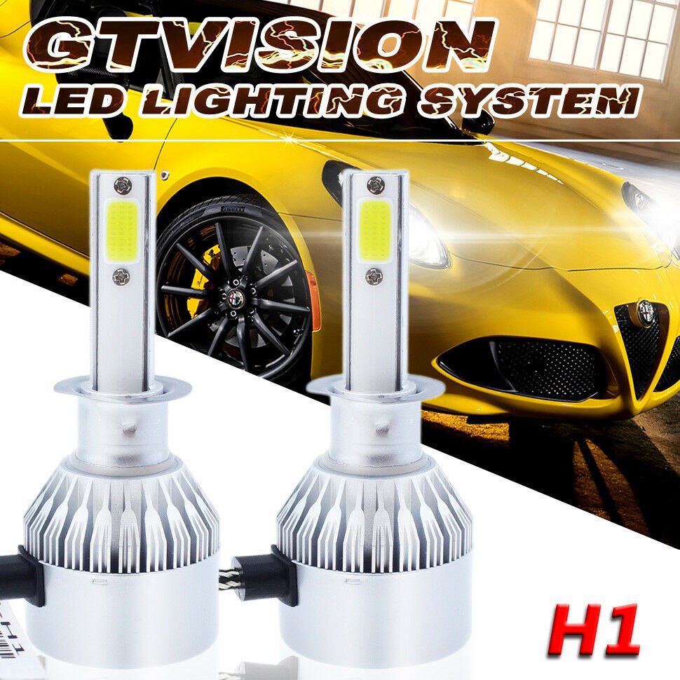 H1 COB LED Headlight Bulb Kit For Nissan Altima Maxima Low Beam Lamp 6000K White