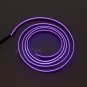 2M 12V EL Wire Purple Cold light Strip Atmosphere Lights Unique Decor Neon Lamp