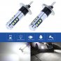 2x H1 15SMD High Power 3030 LED Fog Light DRL Daytime Running Bulbs 6500K White