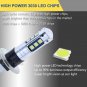 2x H1 15SMD High Power 3030 LED Fog Light DRL Daytime Running Bulbs 6500K White
