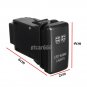 12V DRIVING LIGHT Red LED Push Switch For Toyota Fortuner Hilux Tacoma 2005-2011