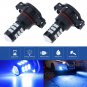 2x PS24W 5202 5201 Projector LED Fog DRL Driving Lights Bulb Ultra Blue 3030SMD