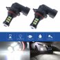 2x 30SMD H10 9145 LED 6000K Xenon White Fog Light DRL Running Bulbs High Power