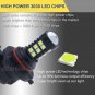 2x 30SMD H10 9145 LED 6000K Xenon White Fog Light DRL Running Bulbs High Power