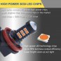 2x 3000K Yellow LED H11 H8 Bulb High Power 30SMD Projector Fog Driving DRL Light