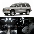 9 x Xenon White LED Interior Light Package Kit For Dodge Durango 1998 - 2003