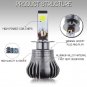 H3 LED Fog Light Bulb Conversion Kit Super Bright Pink Purple Still + Flash Mode