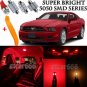 7 x Ultra Red Interior LED Lights Kit + TOOL For 2010 - 2014 Ford Mustang
