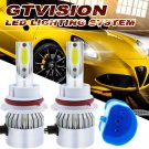 COB 9007 HB5 LED Headlight Kit 1300W 195000LM High Low beam 6000K Xenon White