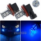 2X Ultra Blue H11 H8 13SMD LED Bulbs DRL Fog Light Daytime Running Lights Bulb