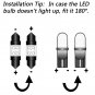 8 x Ultra Blue Interior LED Lights Kit + TOOL For 2001 - 2005 Honda Civic
