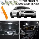 8 x Xenon White Interior LED Lights Kit + TOOL For 2015 - 2018 Ford Mustang