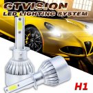 H1 COB Car LED Headlight Lamps Conversion Kit 1300W 195000LM High Low Beam 6000K