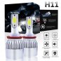 Pair H11 H9 H8 LED Headlight Kit Low Beam Fog Light Lamps 1300W 6000K 195000LM