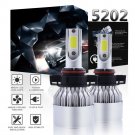 Pair 2504 5202 LED Fog Light For Chrysler 200 2011-2012 Town & Country 2010-2016