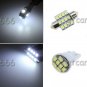 8X Xenon SMD White LED Interior Light Package Kit For 2002-2006 Toyota Camry