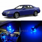 10 x Super Blue LED Lights Interior Package Kit For Honda Prelude 1997 - 2001