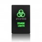 12V ON-OFF Green LED Push Switch ZOMBIE LIGHTS For Toyota Tundra 4Runner 2010-up