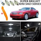 8x Xenon White Interior LED Lights Kit + TOOL For 2004 - 2008 Chrysler Crossfire