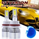 2x 6000K COB 9007 HB5 1300W 195000LM LED Headlight Hi-Lo Beam Light Super White