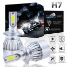 H7 LED Headlight Bulb Conversion Kit High Low Beam Fog Lamp 6000K Diamond White