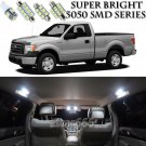 9x Xenon SMD White LED Interior Light Package Kit For Ford F-150 2004-2012