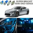 7X Bright SMD Ice Blue LED Interior Light Package Kit For Scion FRS 2013-2016