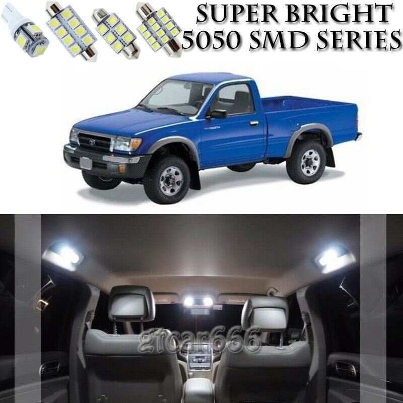 9x White Interior LED Lamp Bulb Light Package Deal For Toyota T100 1993-1998