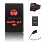 12V Red LED Push Switch For Toyota 4Runner Tacoma 100 series Bumper Light Bar
