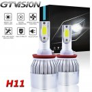H11 LED Headlight Lamps 1300W 195000LM For Chevrolet Silverado Suburban Sonic