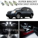 5050 SMD White LED Interior Lights Package Kit For 05-09 Chevy Equinox Vue 9pcs