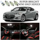5050 White LED Interior Lights Package Kit For 10-16 Hyundai Genesis Coupe 10pcs