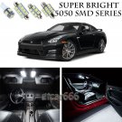 5050 SMD White LED Interior Lights Package Kit For 2009-2017 Nissan GT-R 9pcs